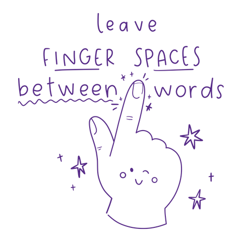 Finger Spaces - The Teaching Tools
