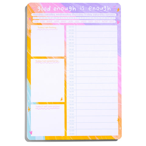 Good Enough Is Enough Daily Desk Pad - The Teaching Tools