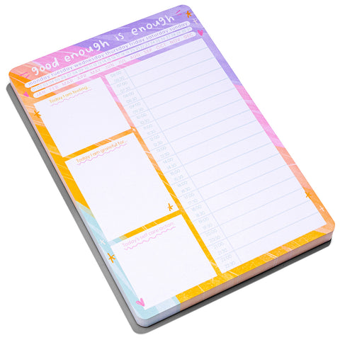 Good Enough Is Enough Daily Desk Pad - The Teaching Tools