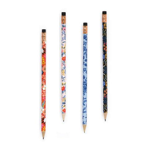 Rifle Paper Co: Floral Graphite Pencils (12 Pack) - The Teaching Tools