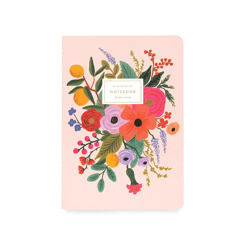 Rifle Paper Co: Garden Party Stitched Notebook (3 Pack) - The Teaching Tools