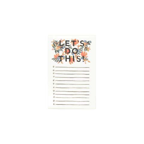 Rifle Paper Co: Notepad - Let's Do This - The Teaching Tools