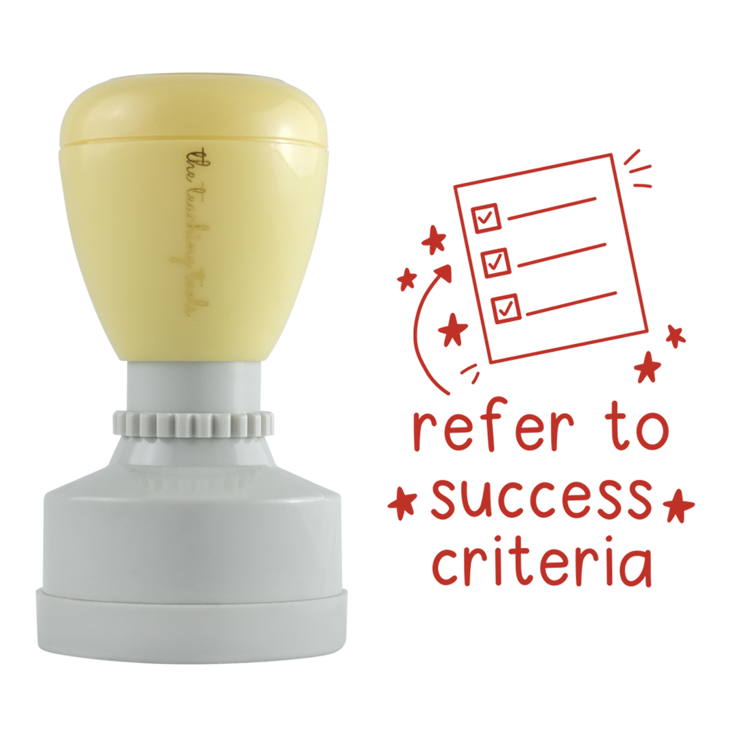 Refer To Success Criteria – The Teaching Tools