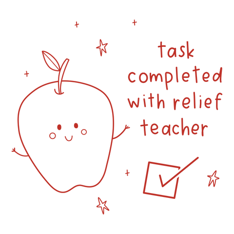Completed With Relief Teacher - The Teaching Tools