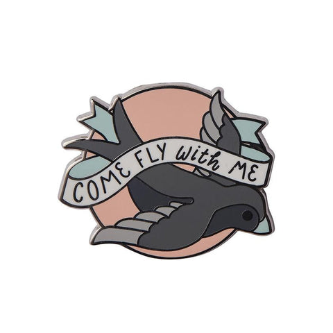 Come Fly With Me Enamel Pin - The Teaching Tools