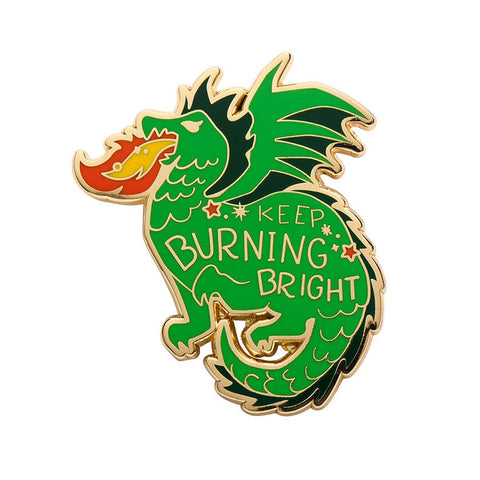 Keep Burning Bright Enamel Pin - The Teaching Tools